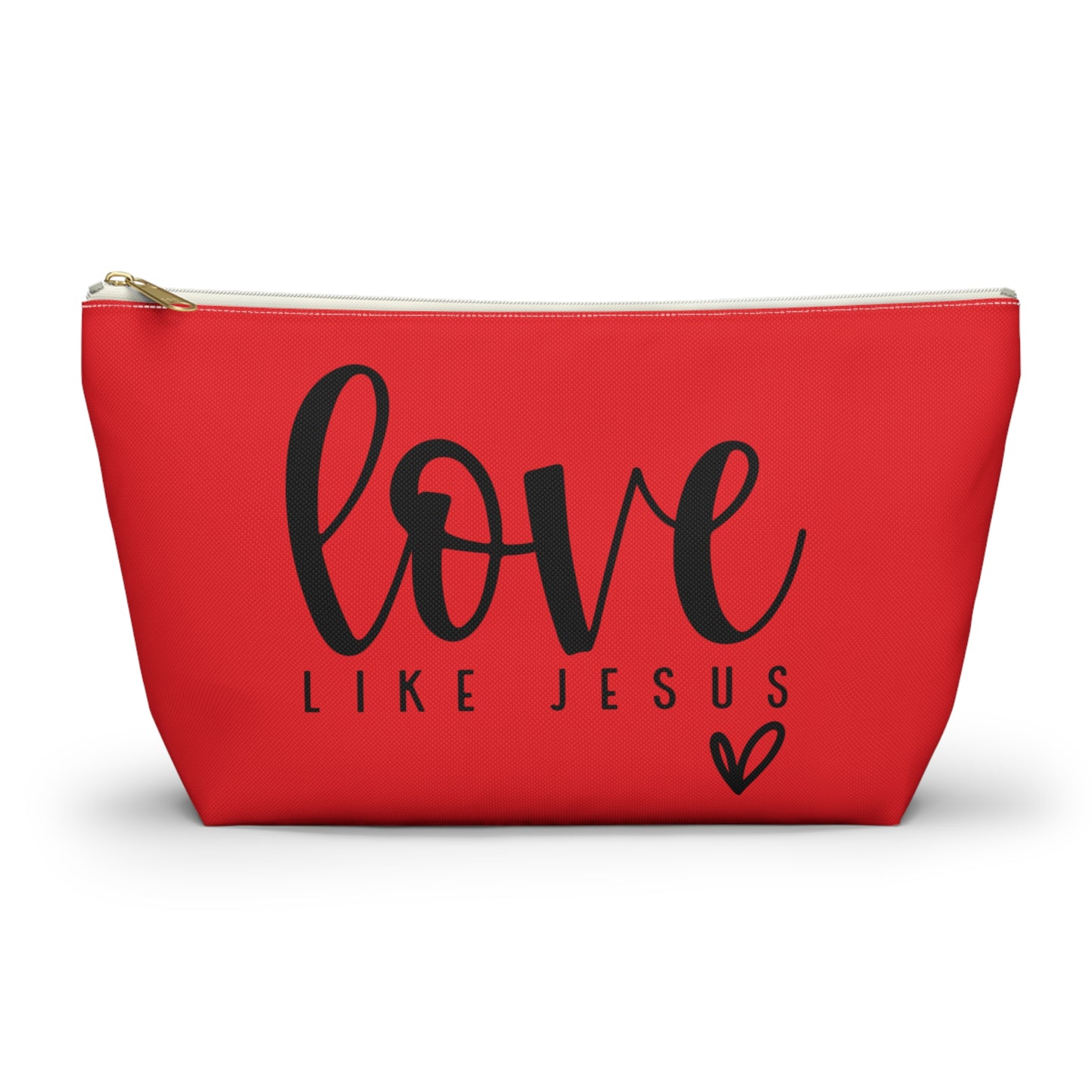 Love Like Jesus Accessory Pouch w T-bottom