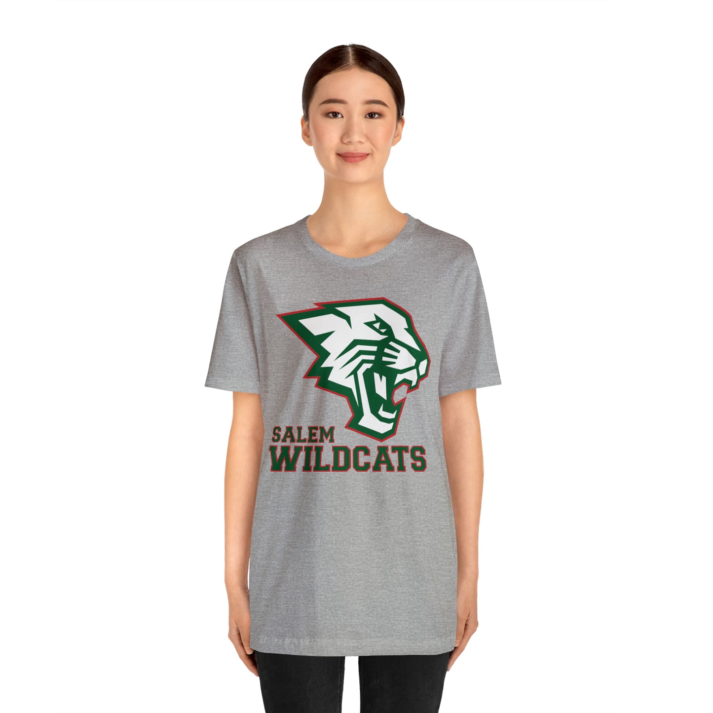 Salem Wildcats Jersey Short Sleeve Tee - Green Print