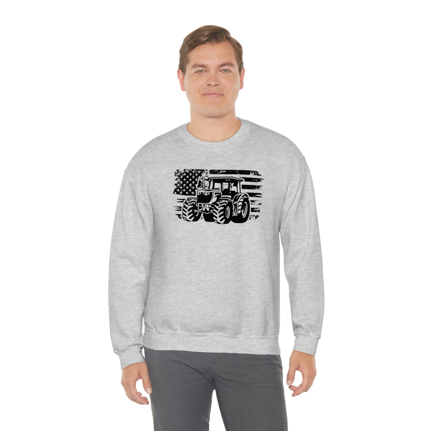 "American Tractor" - Unisex Heavy Blend™ Crewneck Sweatshirt