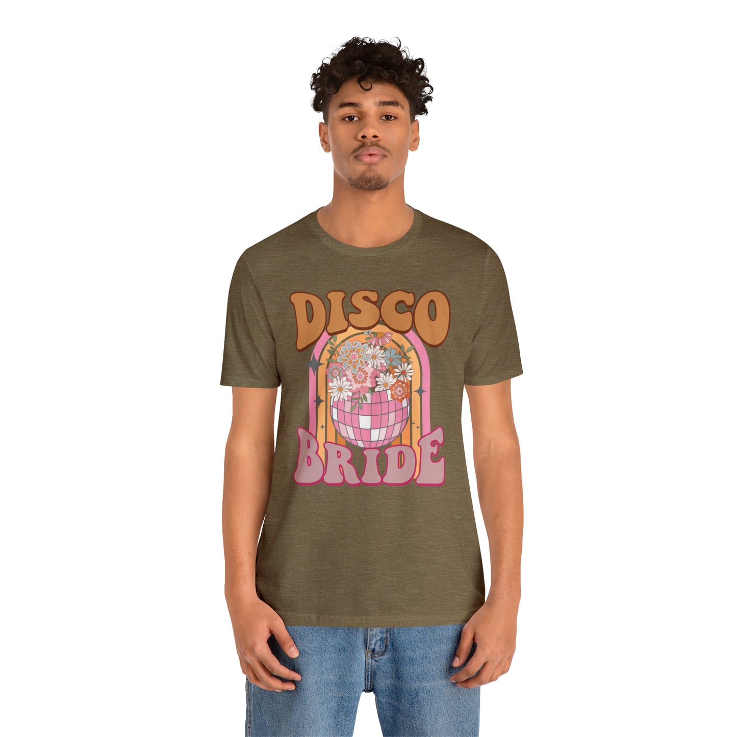 Retro Disco Bride Mirror Ball T-Shirt