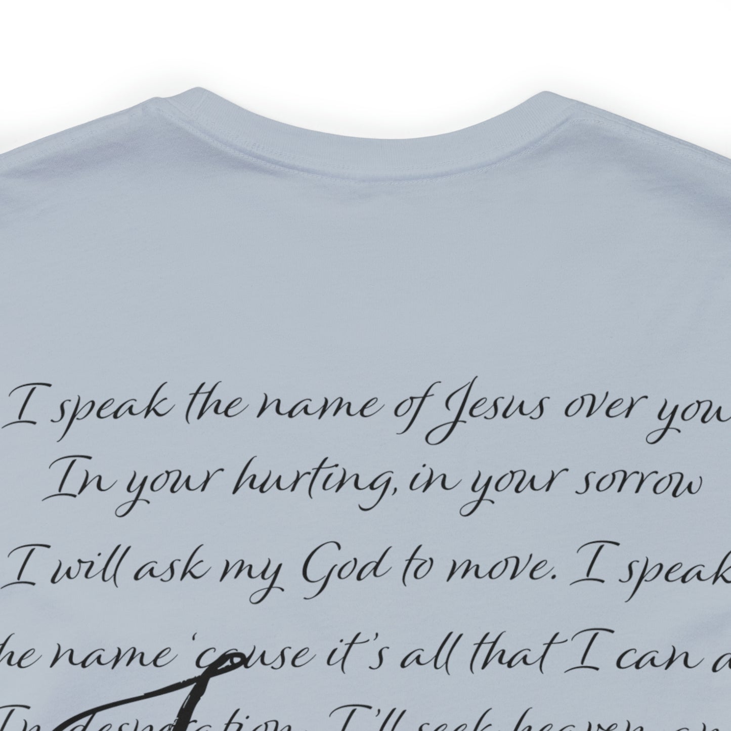 "Jesus Scripture"  (Front and Back Design)  Unisex Jersey Short Sleeve Tee