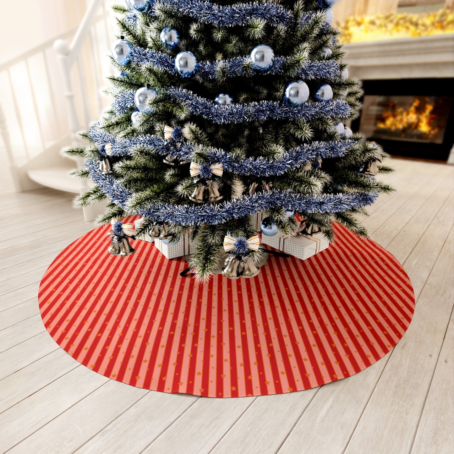 Merry Stripes Round Tree Skirt