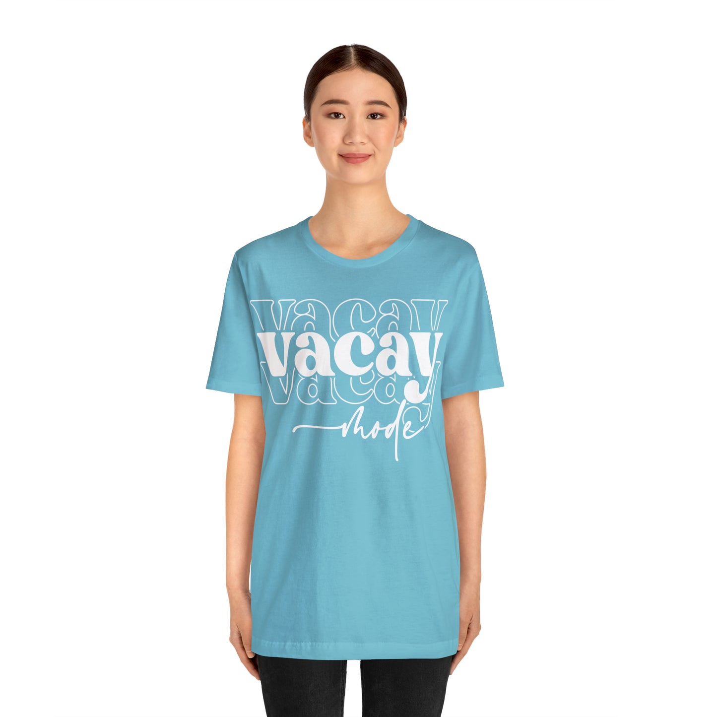 "Vacay Mode" Unisex Jersey Short Sleeve Tee