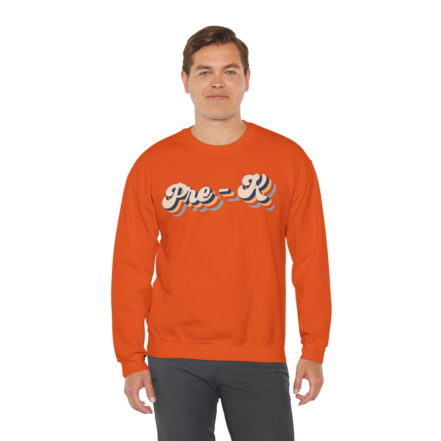 Retro Pre-K Unisex Heavy Blend™ Crewneck Sweatshirt