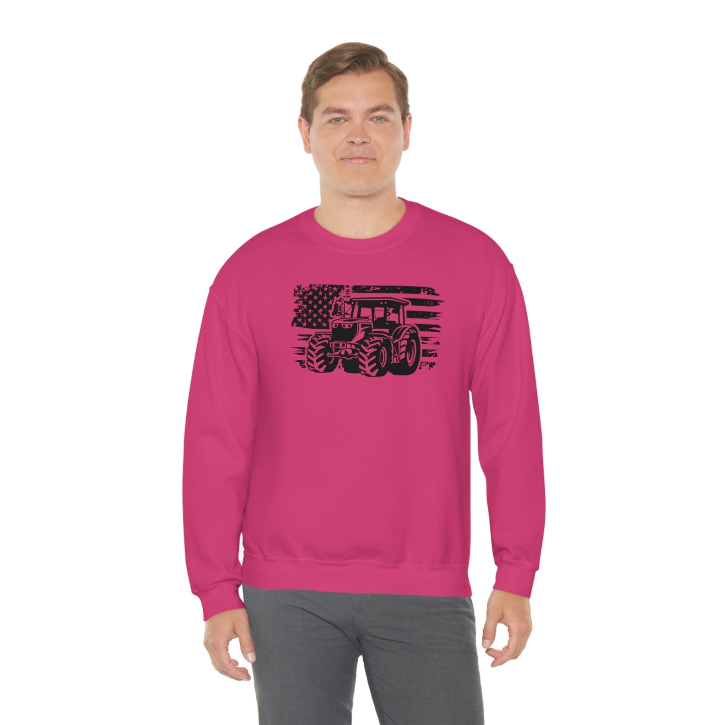 "American Tractor" - Unisex Heavy Blend™ Crewneck Sweatshirt