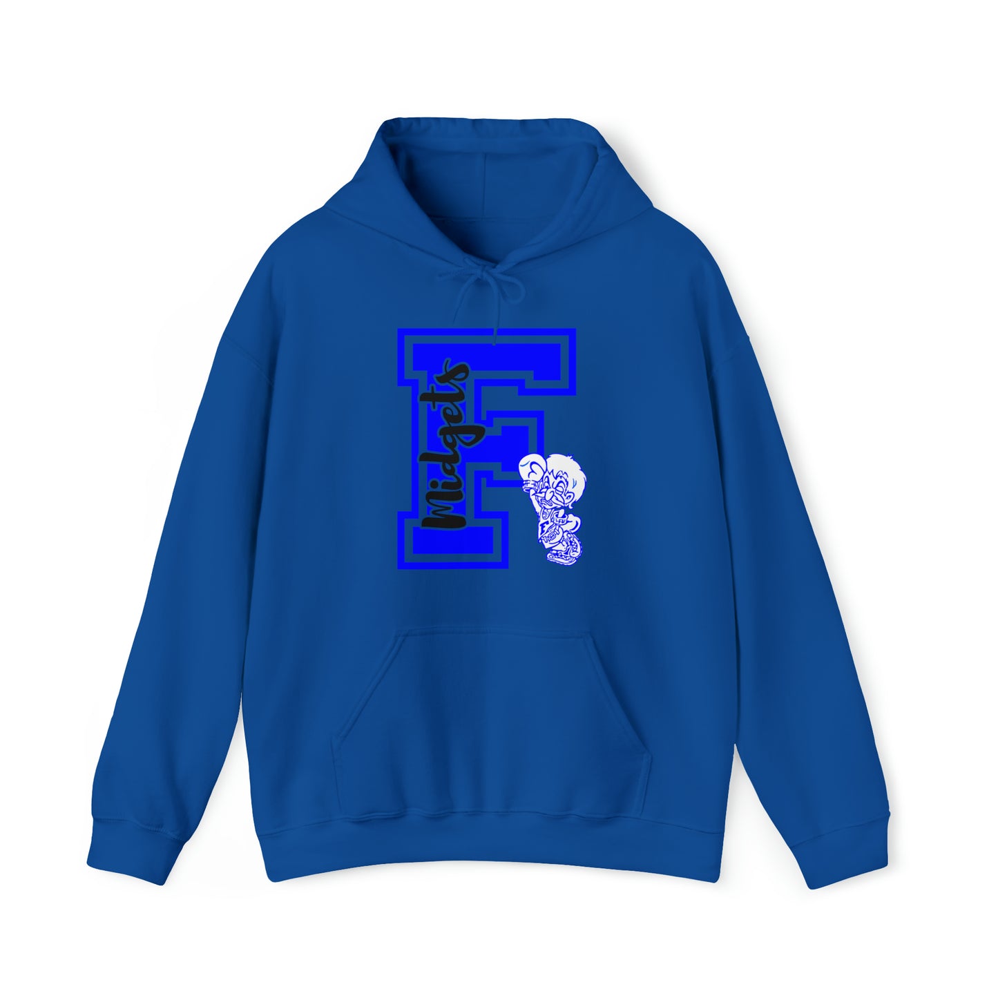 Give Me an F - Freeburg Midgets Logo Design Hooded Sweatshirt