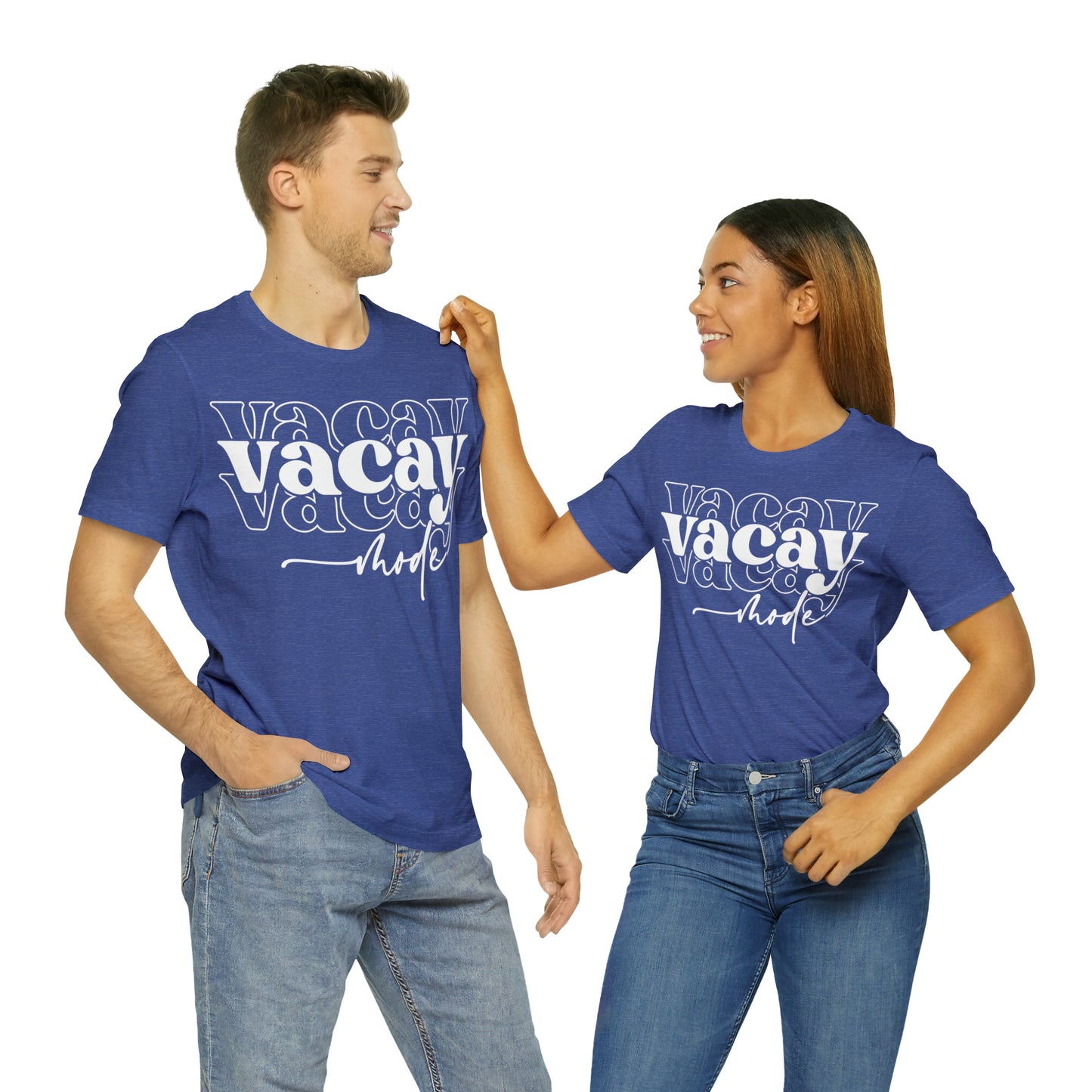 "Vacay Mode" Unisex Jersey Short Sleeve Tee