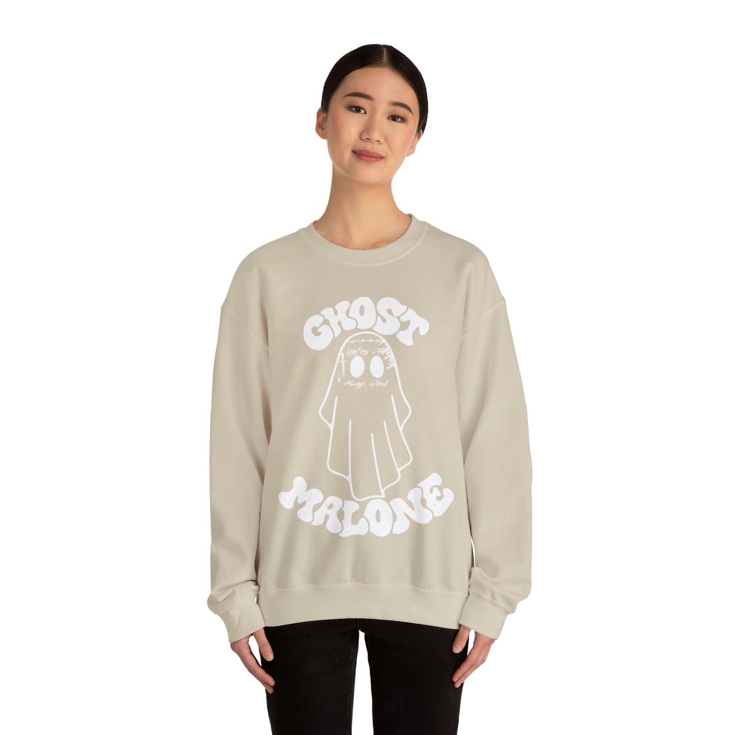 Ghost Malone Halloween Heavy Blend™ Crewneck Sweatshirt