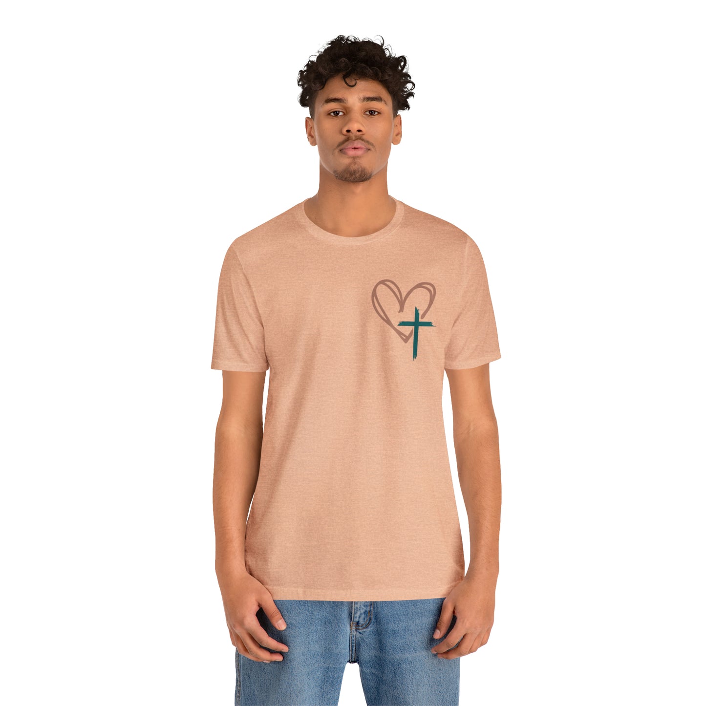 Amen Amen Amen with Cross Front and Back Design T-Shirt