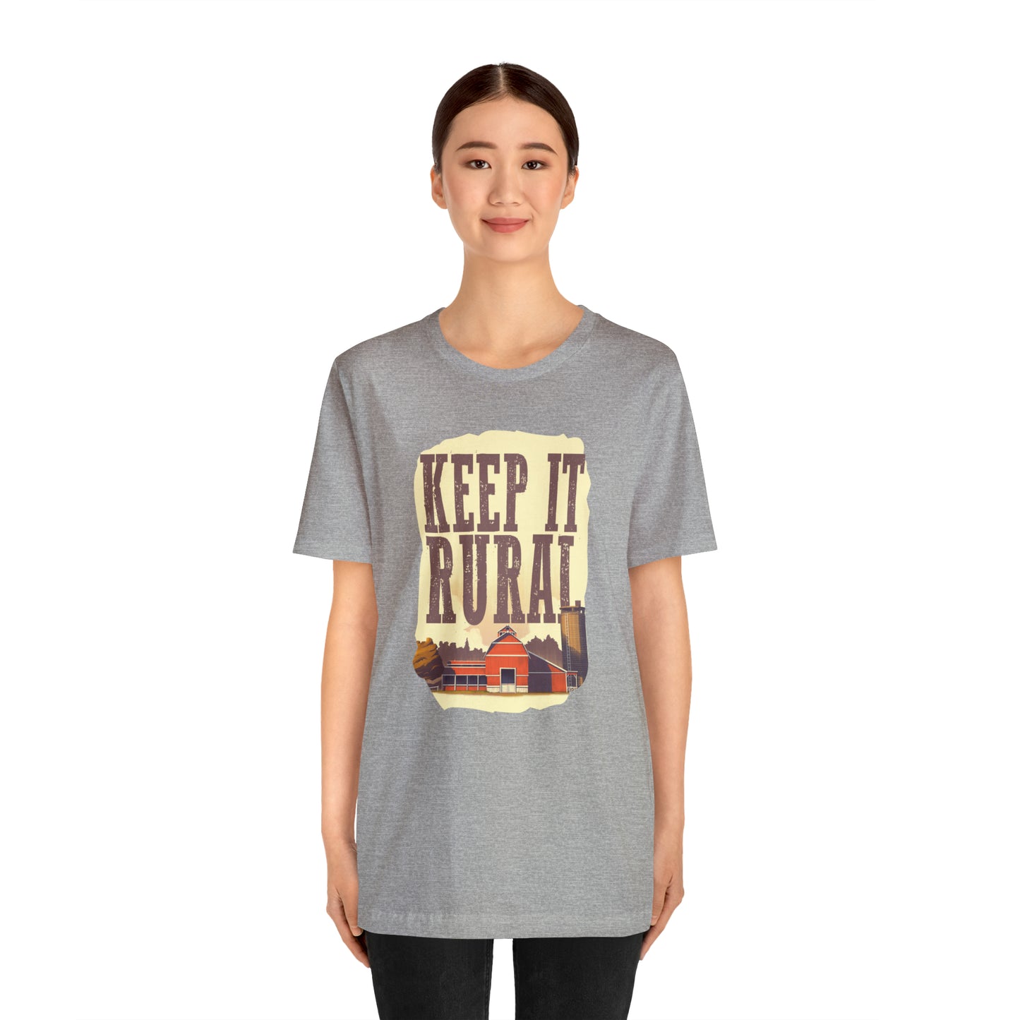 "Keep It Rural" Unisex Jersey Short Sleeve Tee