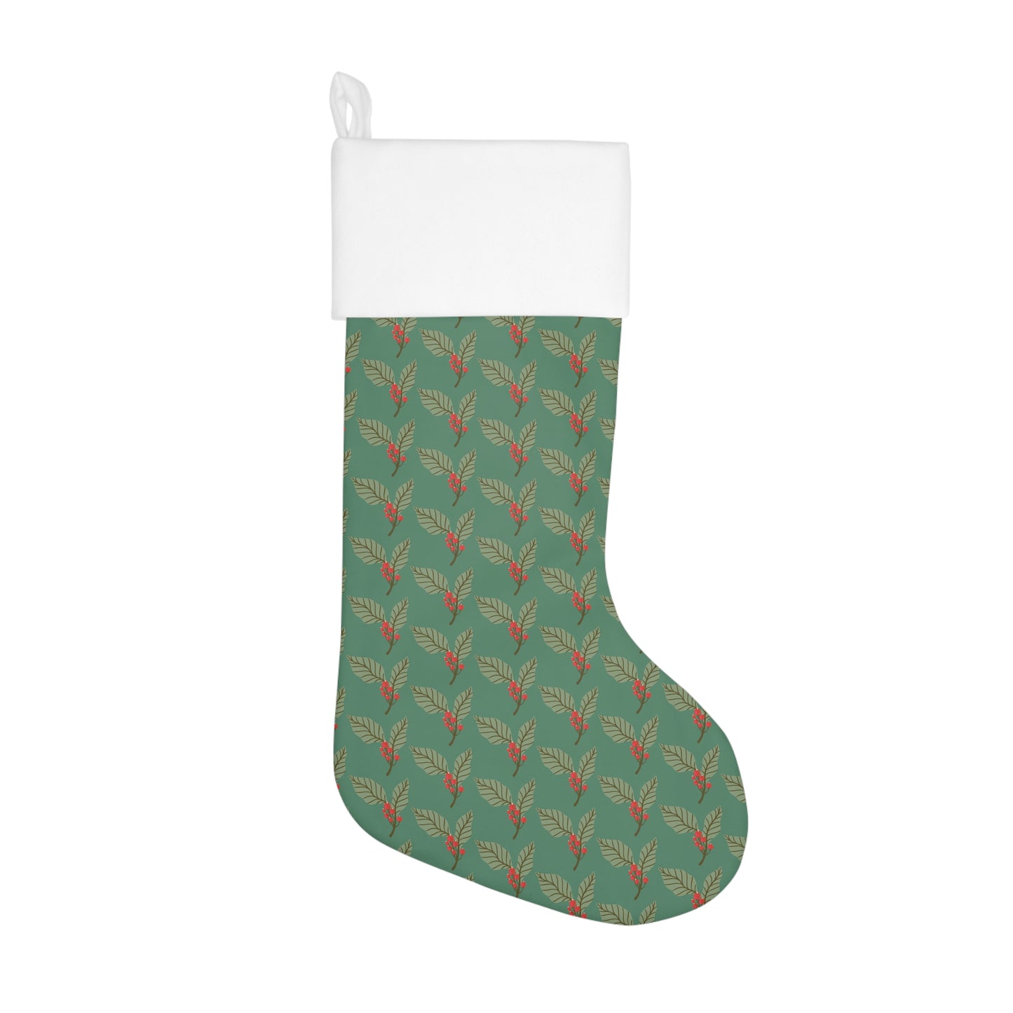 Holly Berry Holiday Stocking