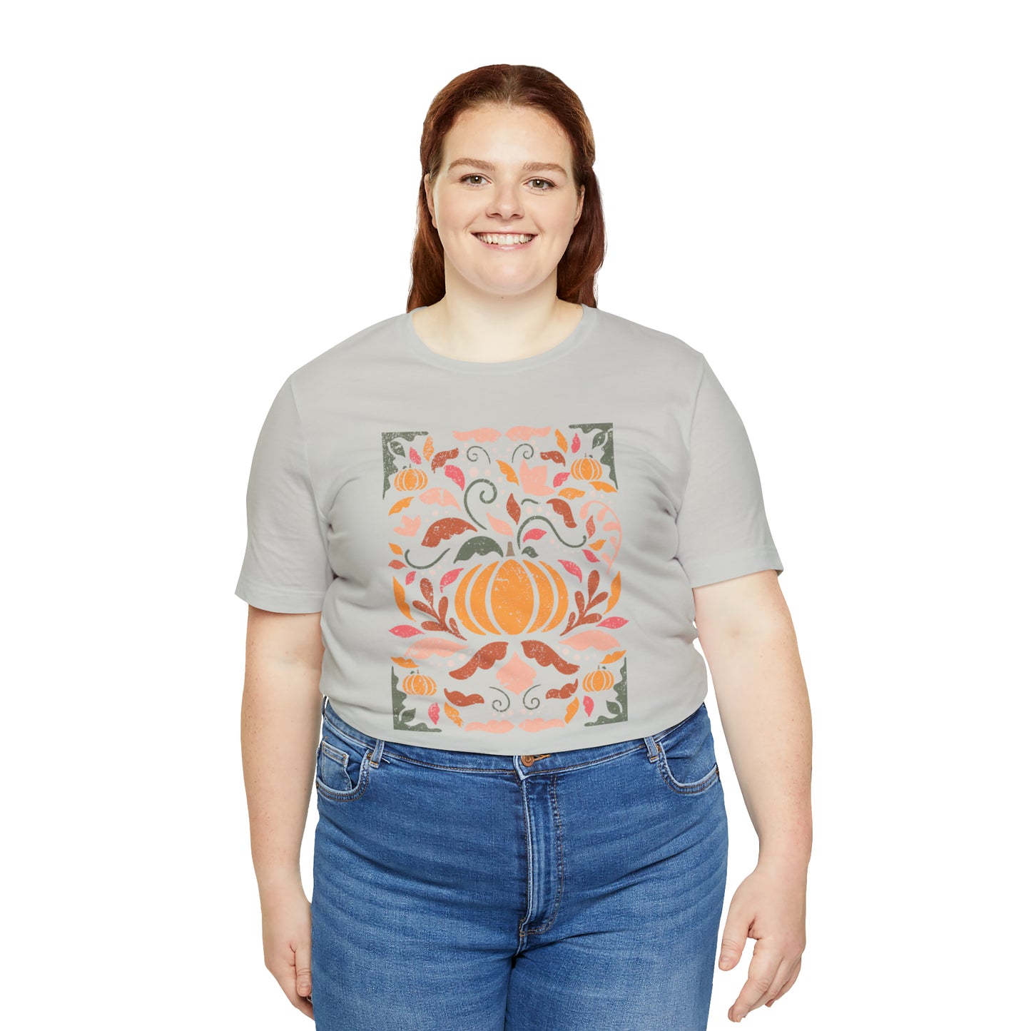 Distressed Boho Fall Floral Mural T-Shirt