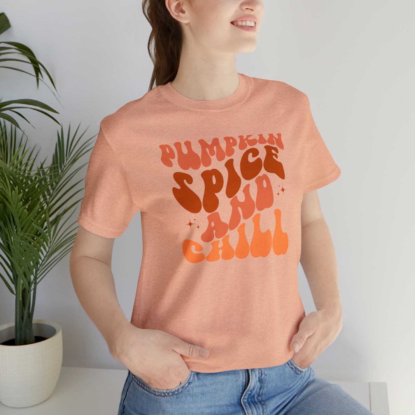 Pumpkin Spice and Chill Teacher T-Shirt