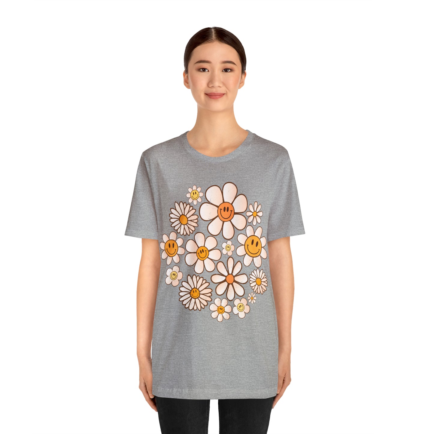 Distressed Smiling Daisies T-Shirt