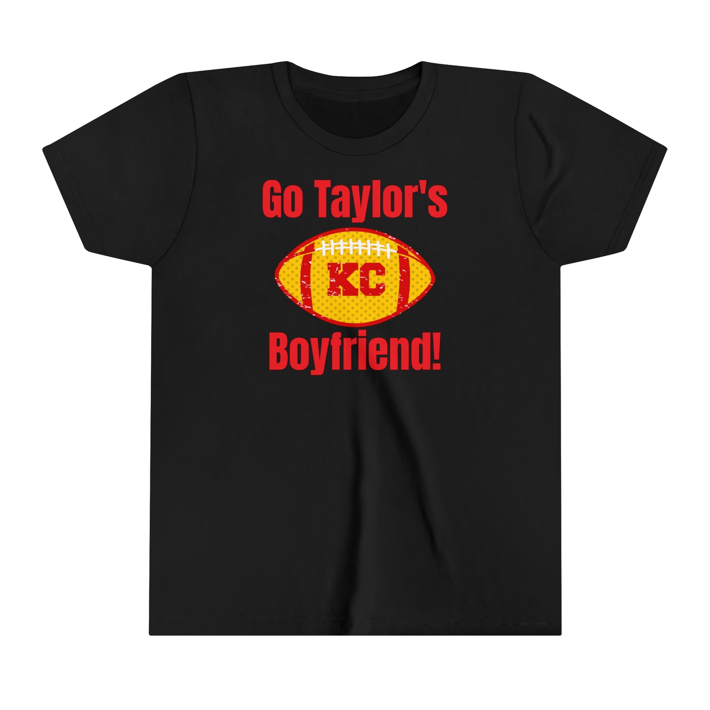 Go Taylor's Boyfriend Swift and Kelce Football Youth Short Sleeve Tee