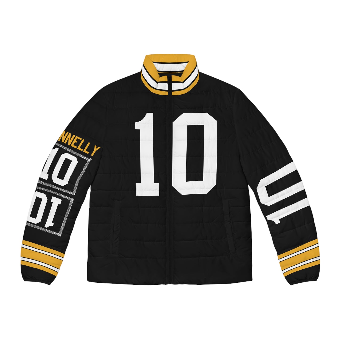 Connelly 10 Custom Pittsburgh Any Name & Number Game Day Men's Puffer Coat/ Jacket