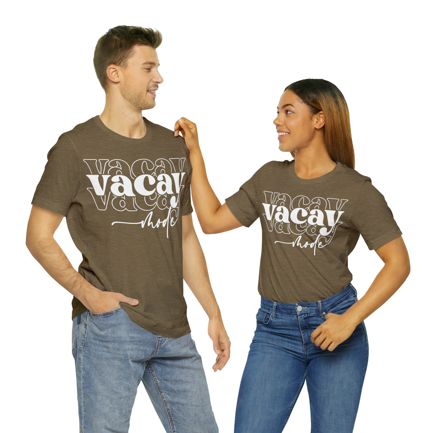 "Vacay Mode" Unisex Jersey Short Sleeve Tee