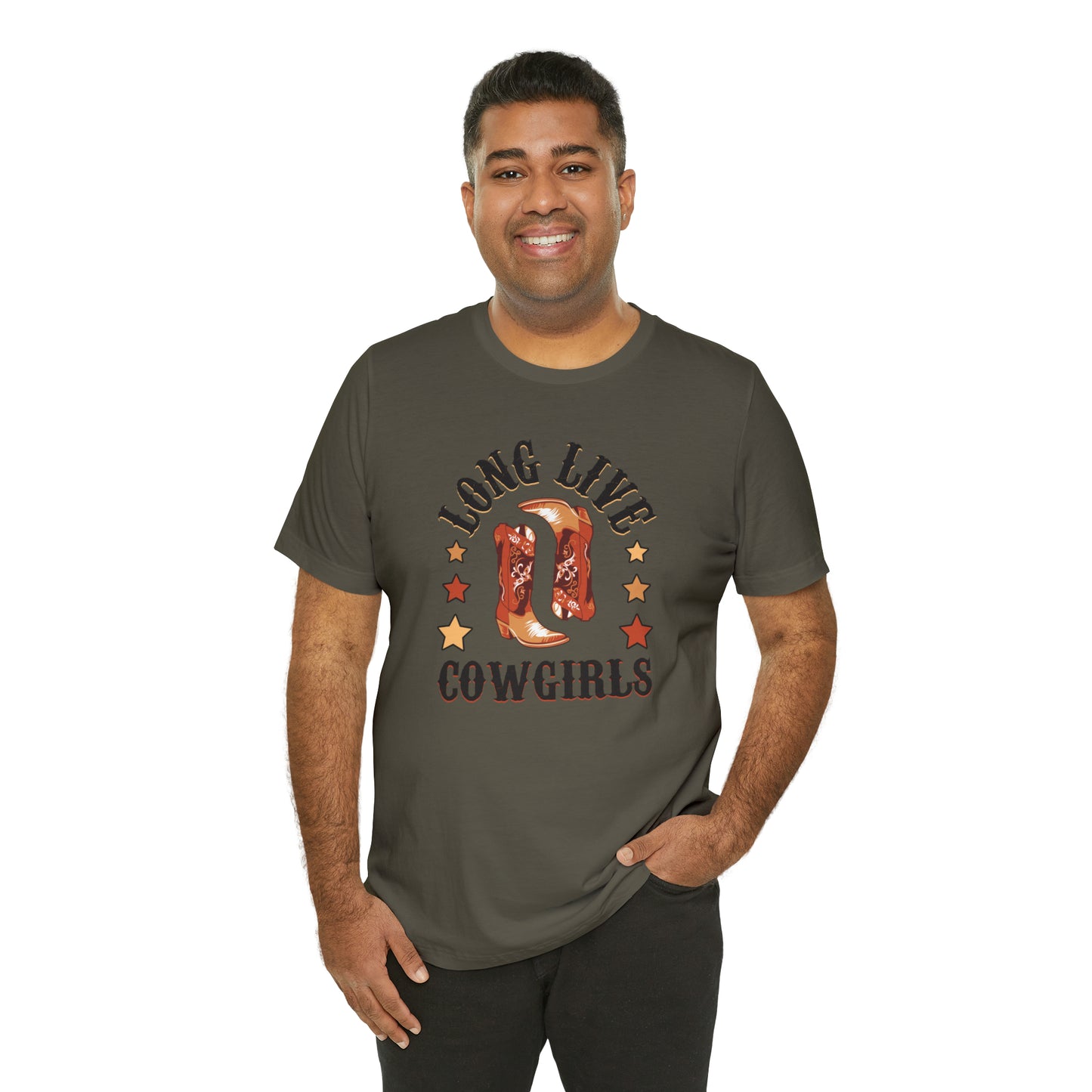 "Long Live Cowgirls" Unisex Jersey Short Sleeve Tee