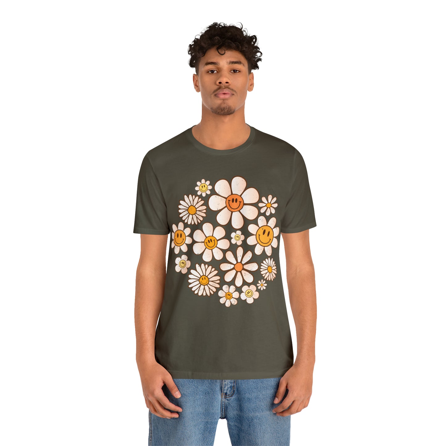 Distressed Smiling Daisies T-Shirt