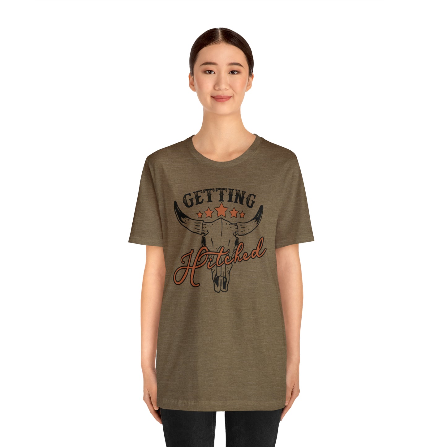 Vintage Getting Hitched Bride T-Shirt