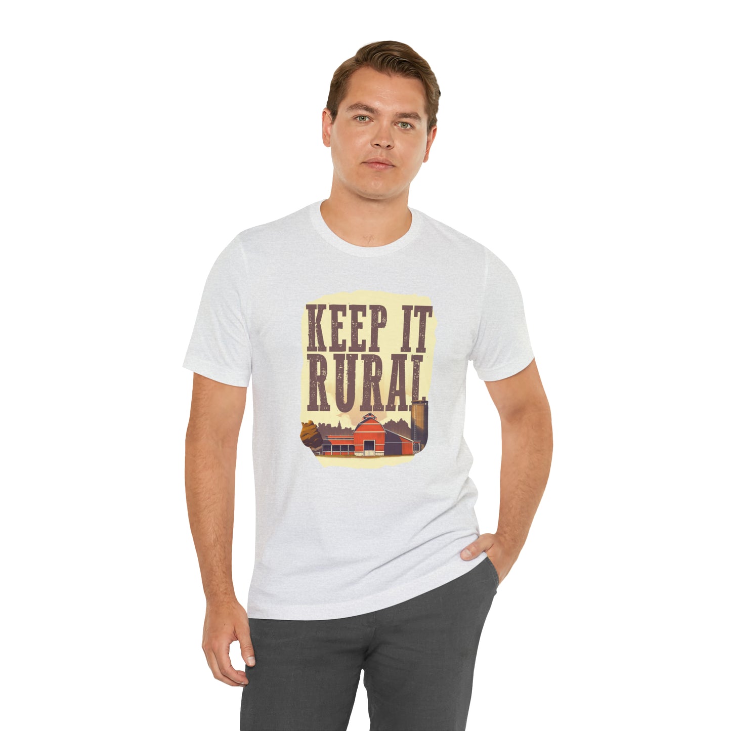 "Keep It Rural" Unisex Jersey Short Sleeve Tee