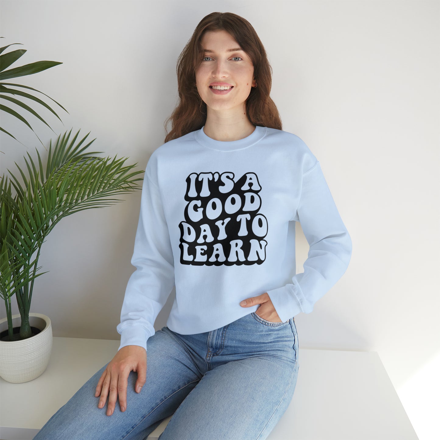 It's a Good Day to Learn Unisex Heavy Blend™ Crewneck Sweatshirt