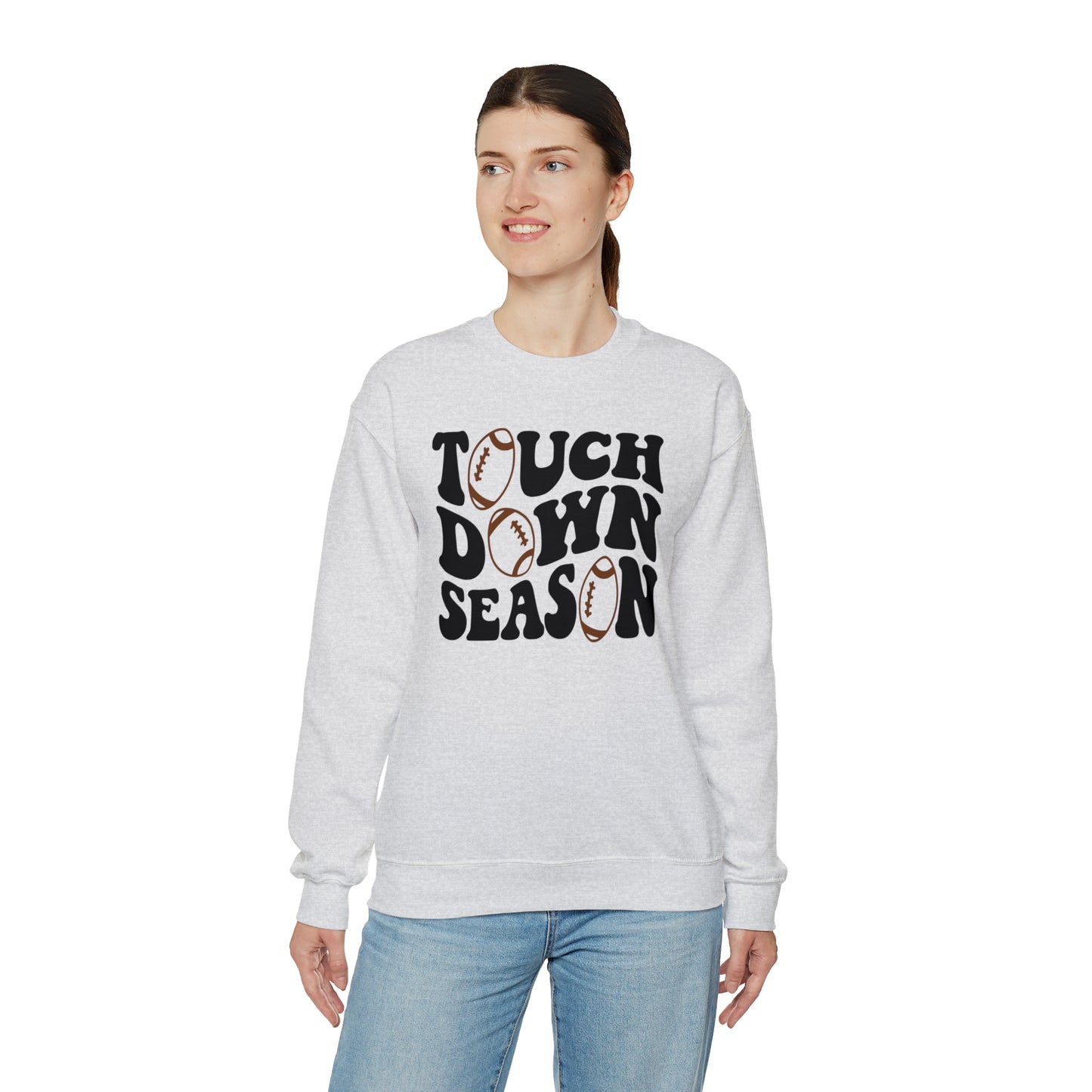 Touch Down Season Heavy Blend™ Crewneck Sweatshirt