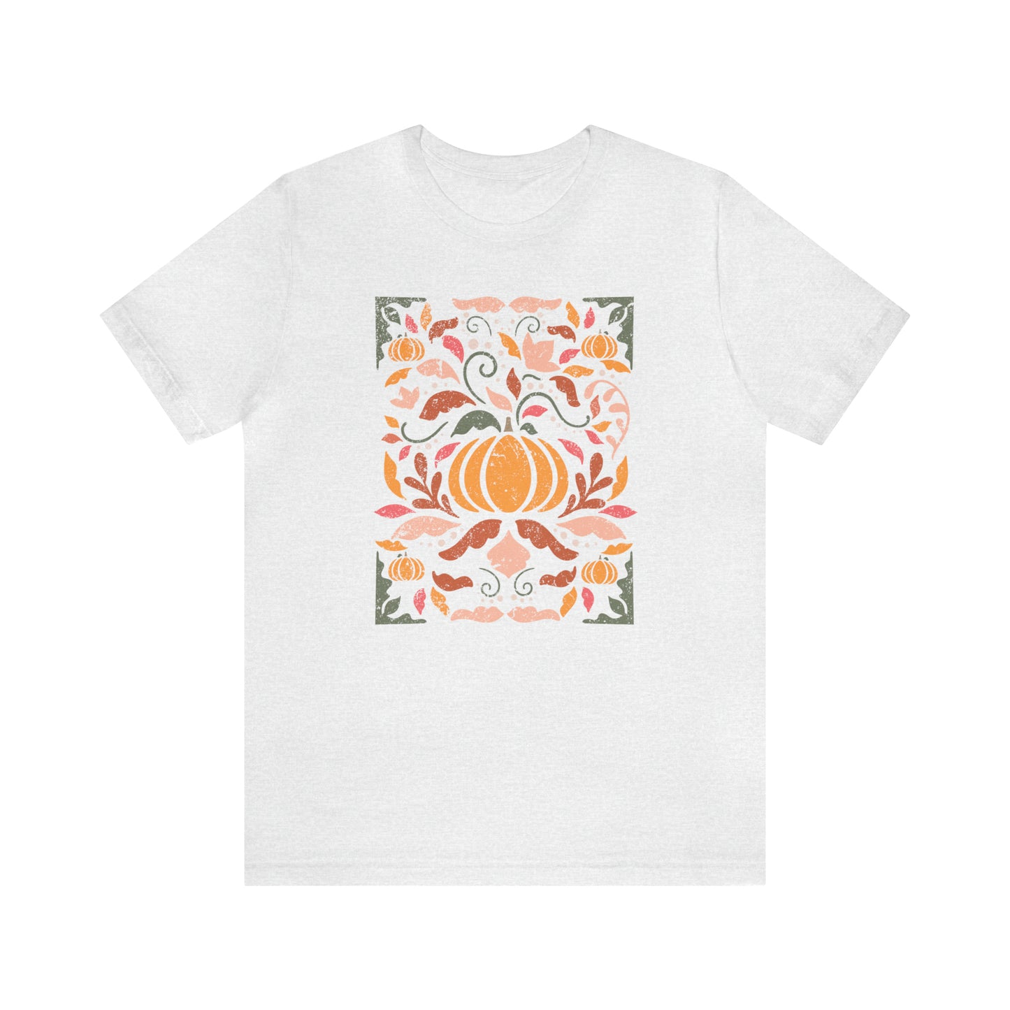 Distressed Boho Fall Floral Mural T-Shirt