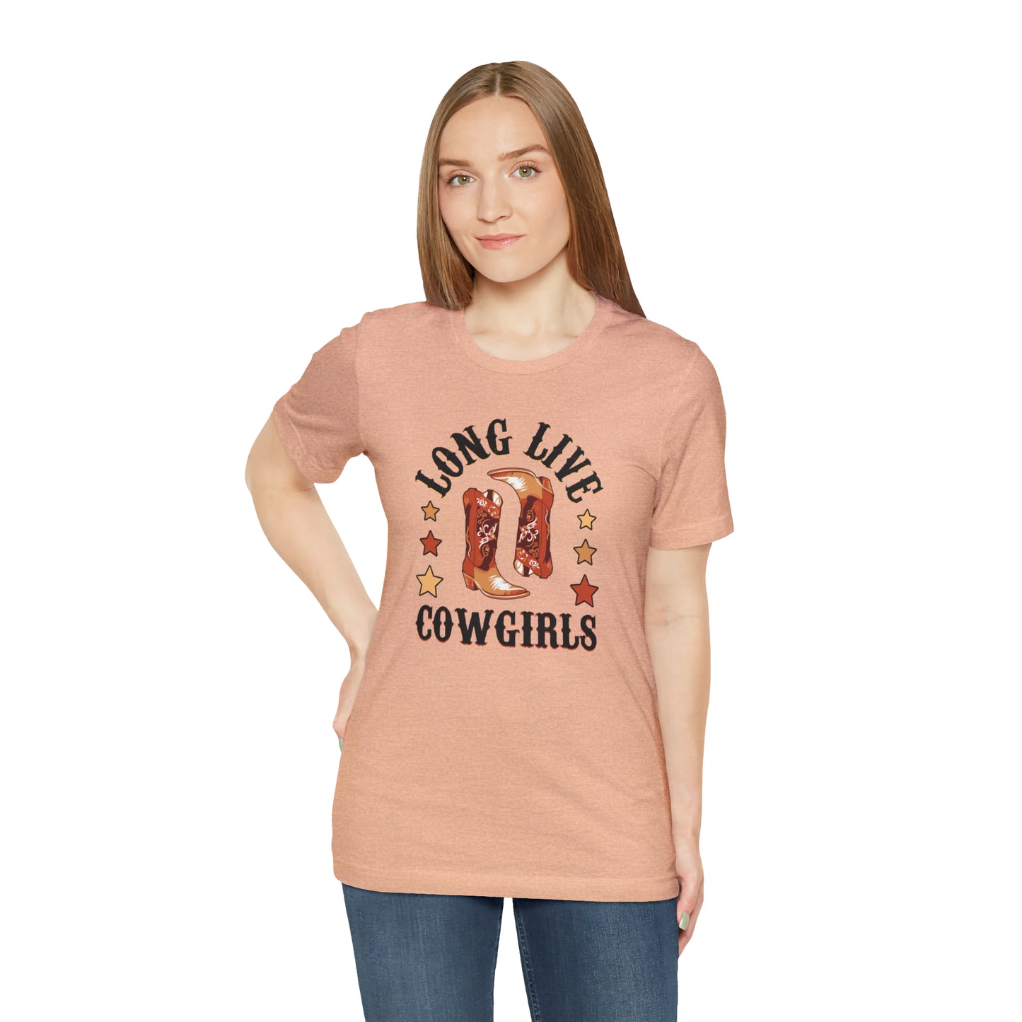 "Long Live Cowgirls" Unisex Jersey Short Sleeve Tee