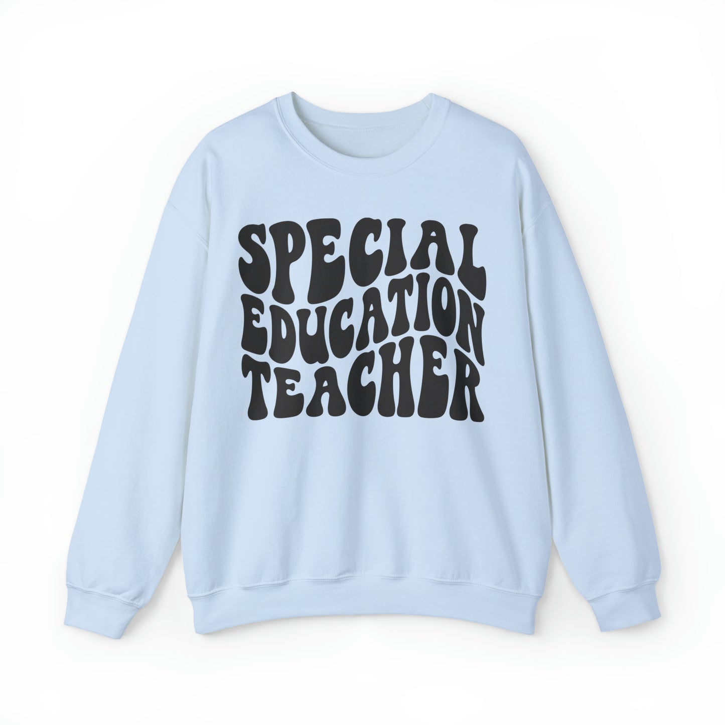 Special Education Teacher Black Logo Unisex Heavy Blend™ Crewneck Sweatshirt