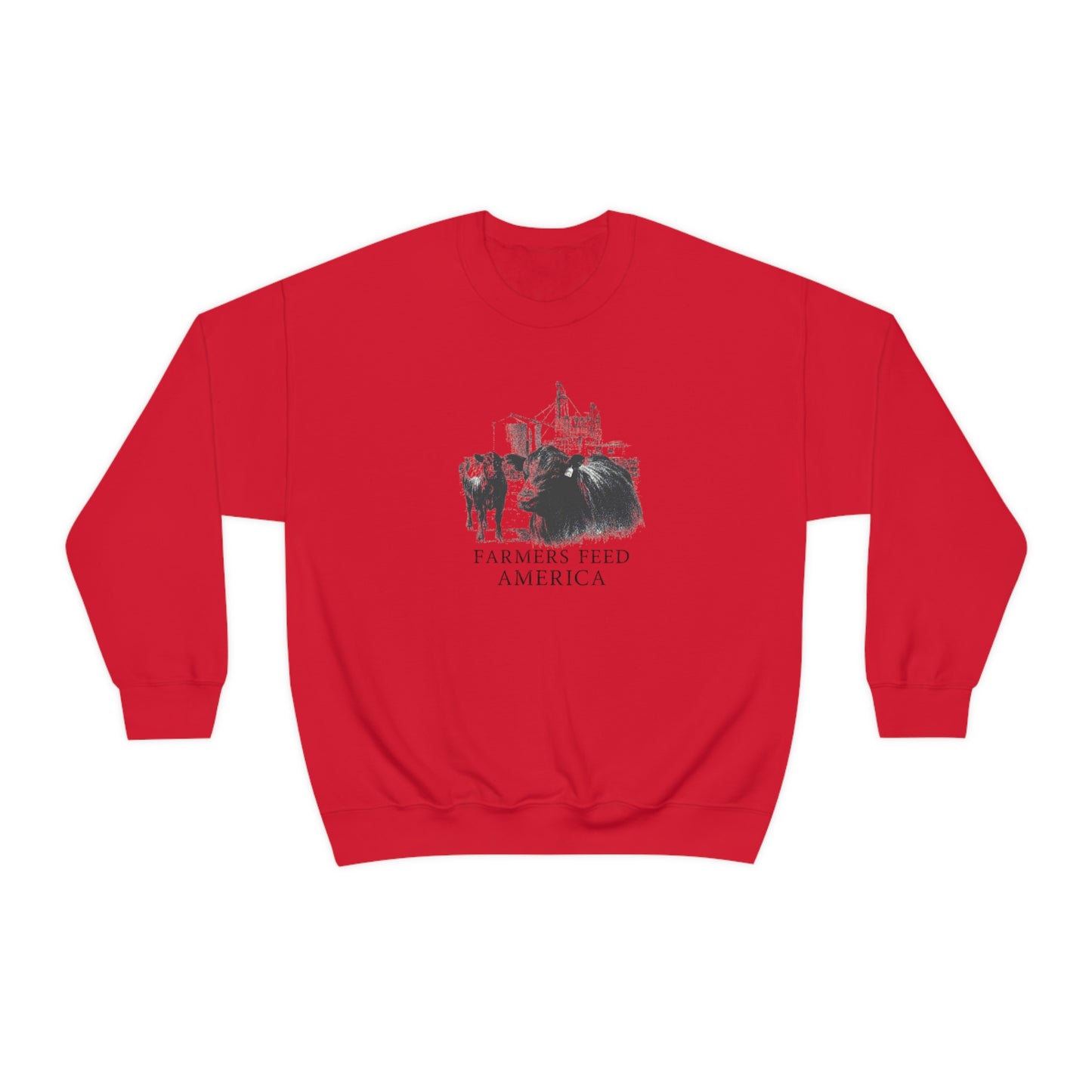 "Farmers Feed America" - Unisex Heavy Blend™ Crewneck Sweatshirt