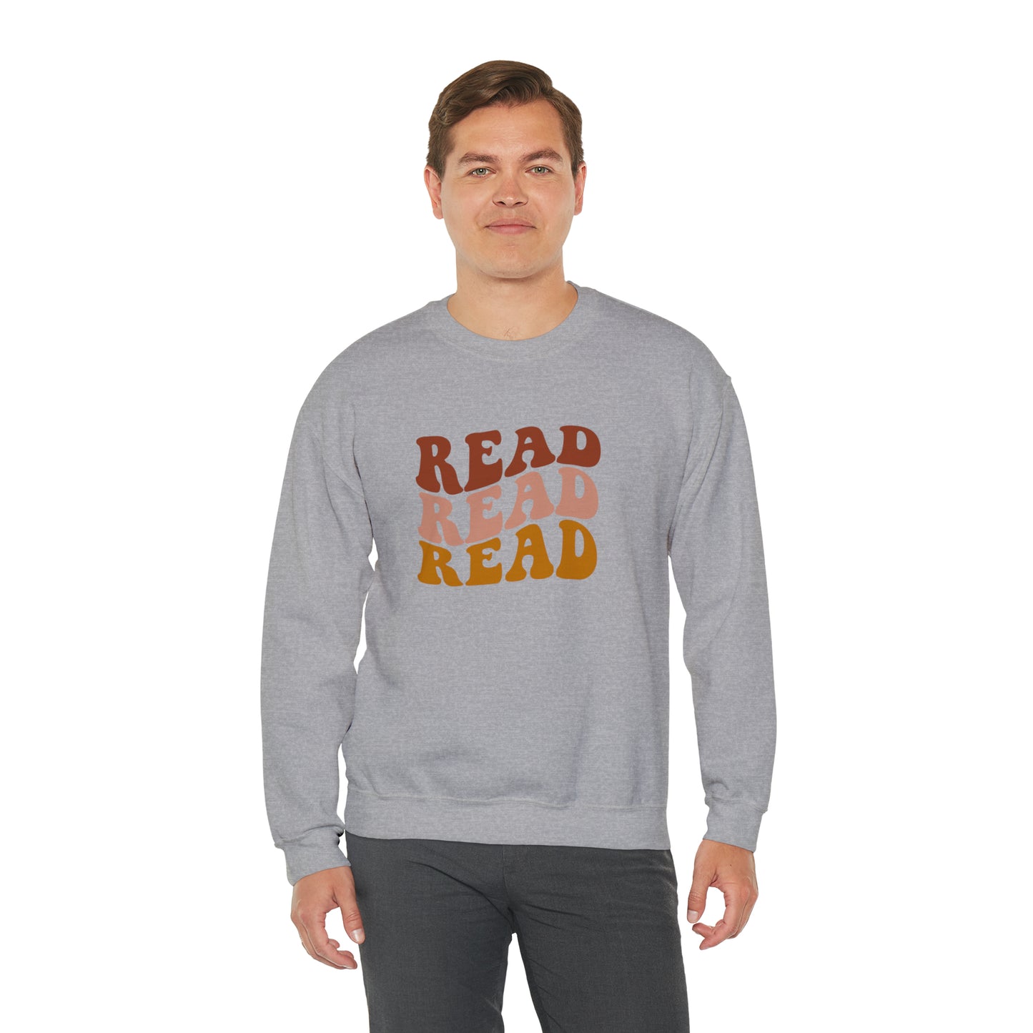 Retro Warm Colored School Counselor Unisex Heavy Blend™ Crewneck Sweatshirt