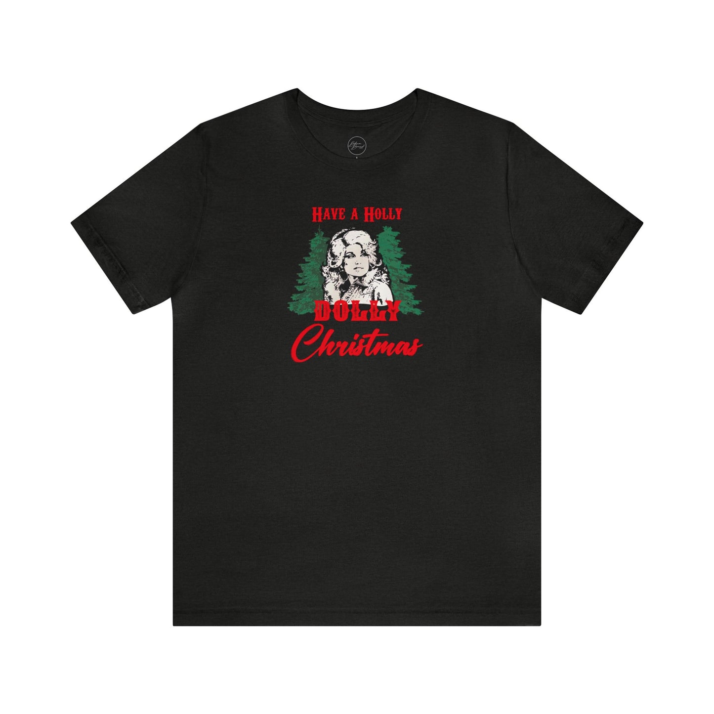 Have a Holly Dolly Christmas Bella Jersey Short Sleeve Tee (Unisex)