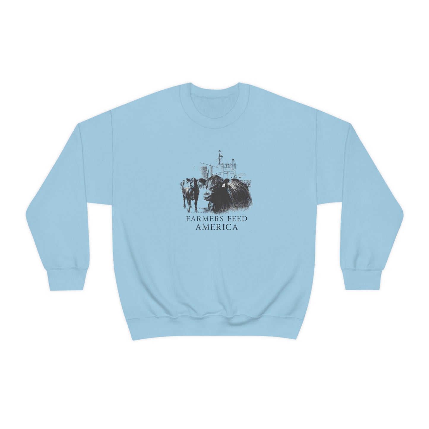 "Farmers Feed America" - Unisex Heavy Blend™ Crewneck Sweatshirt