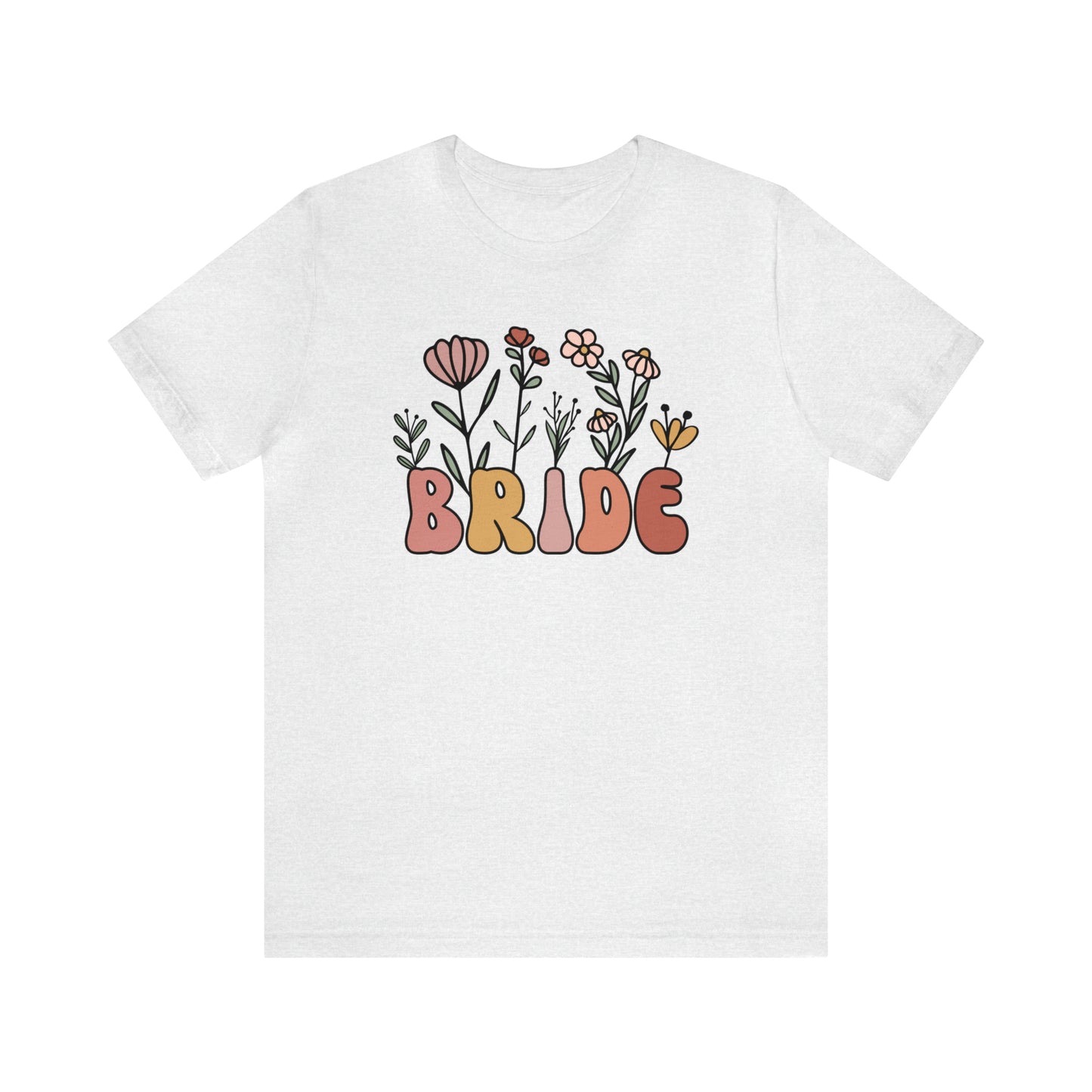 Boho Floral Bride T-Shirt