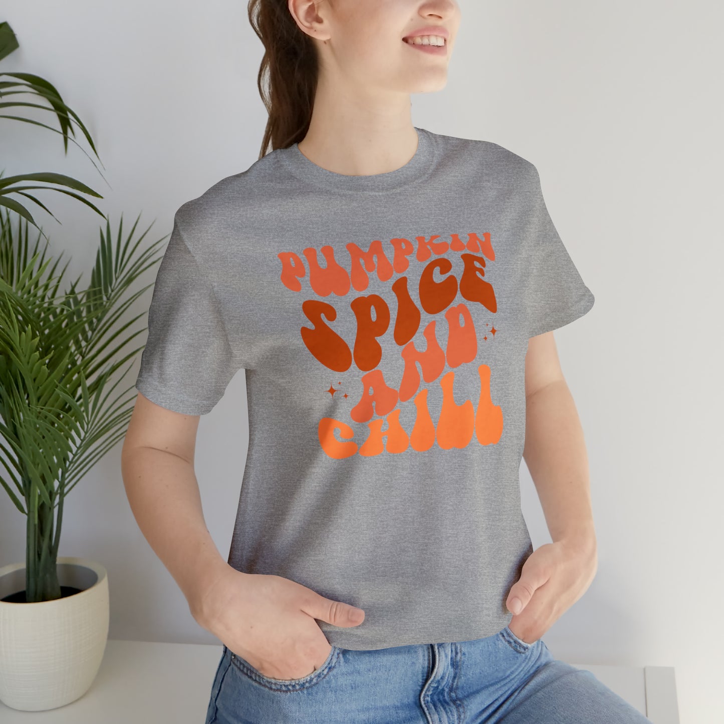 Pumpkin Spice and Chill Teacher T-Shirt