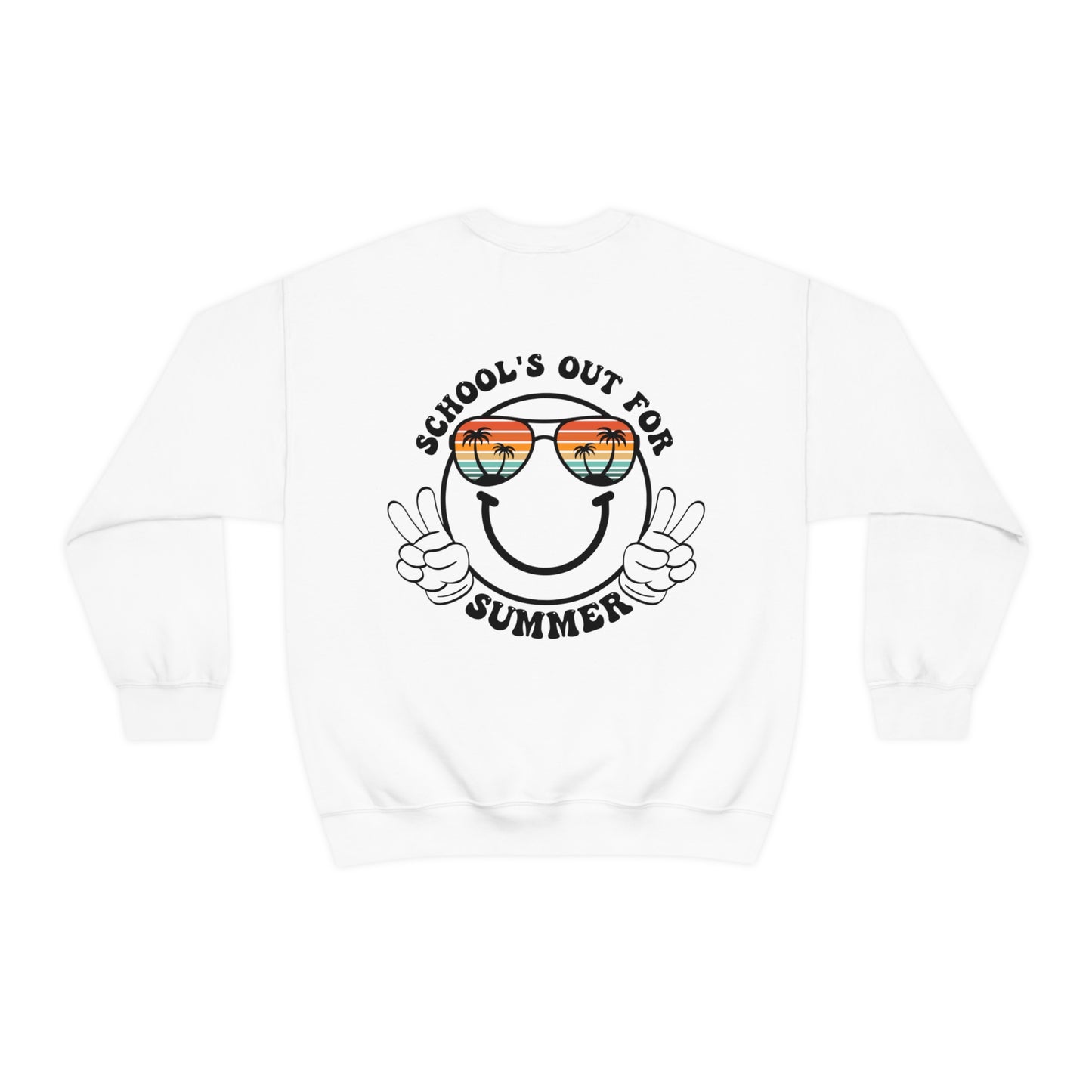 "Schools Out for Summer" Front & Back Design - Unisex Heavy Blend™ Crewneck Sweatshirt