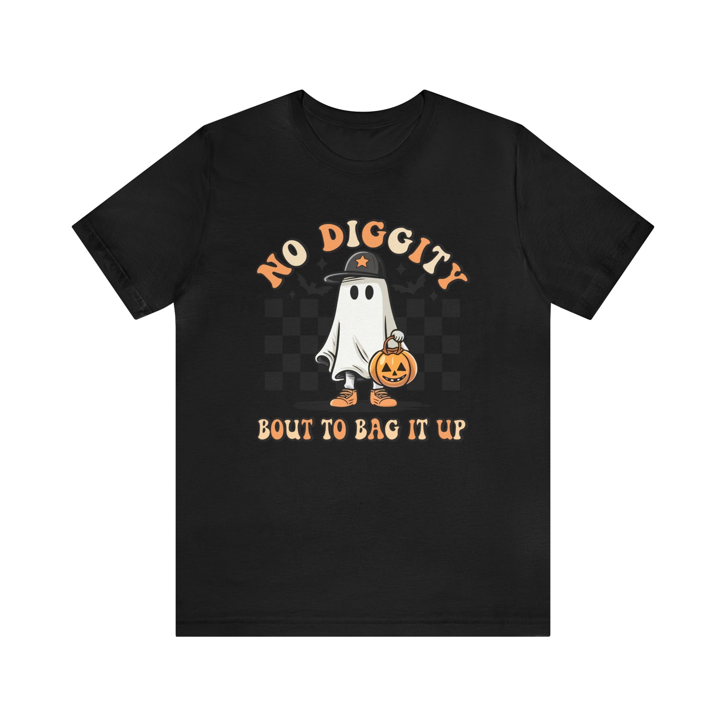 Halloween No Diggity Bout to Bag it Up T-Shirt