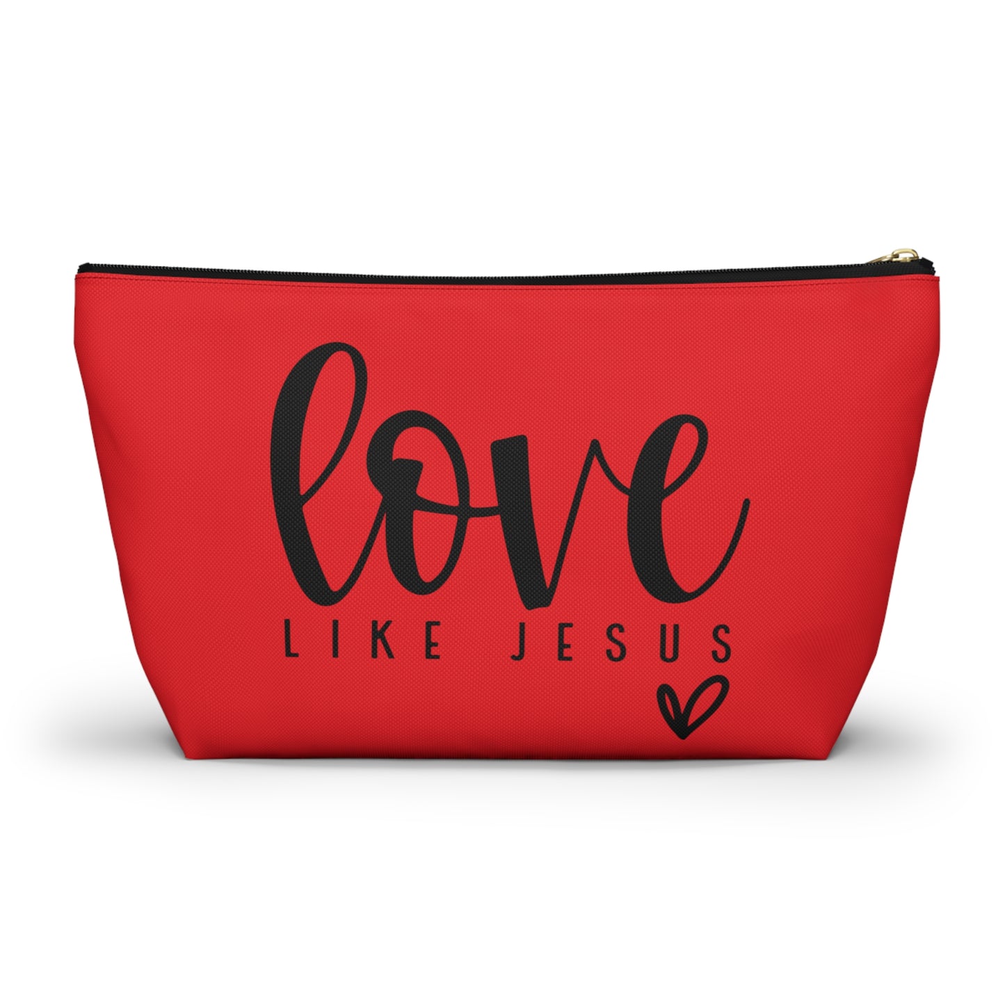 Love Like Jesus Accessory Pouch w T-bottom