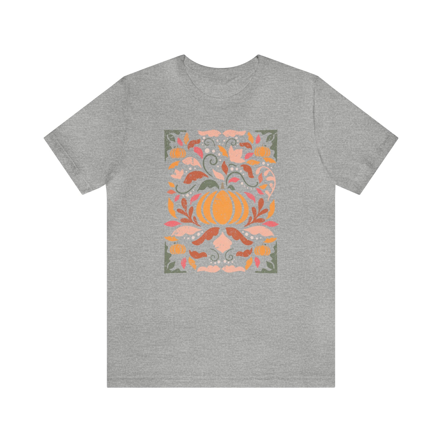 Distressed Boho Fall Floral Mural T-Shirt