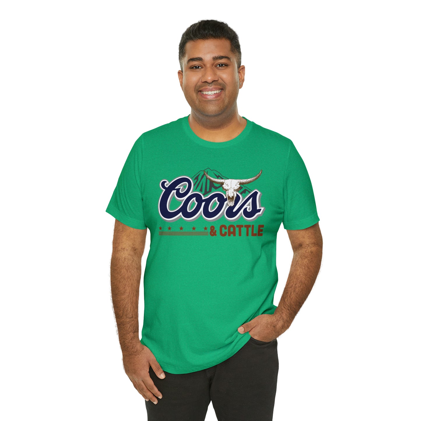 Beer and Cattle Unisex Jersey Short Sleeve Tee