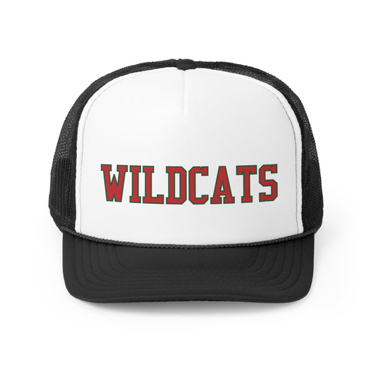 Salem Wildcats Tall Trucker Caps - Red Ink