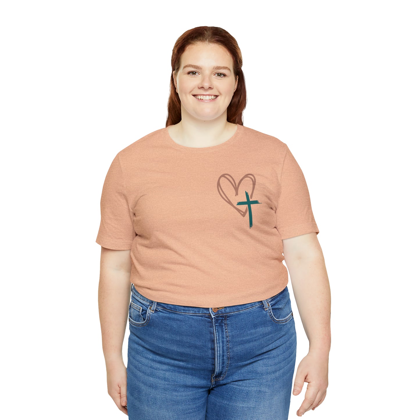 Amen Amen Amen with Cross Front and Back Design T-Shirt