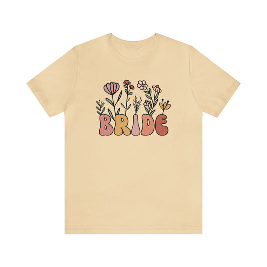 Boho Floral Bride T-Shirt