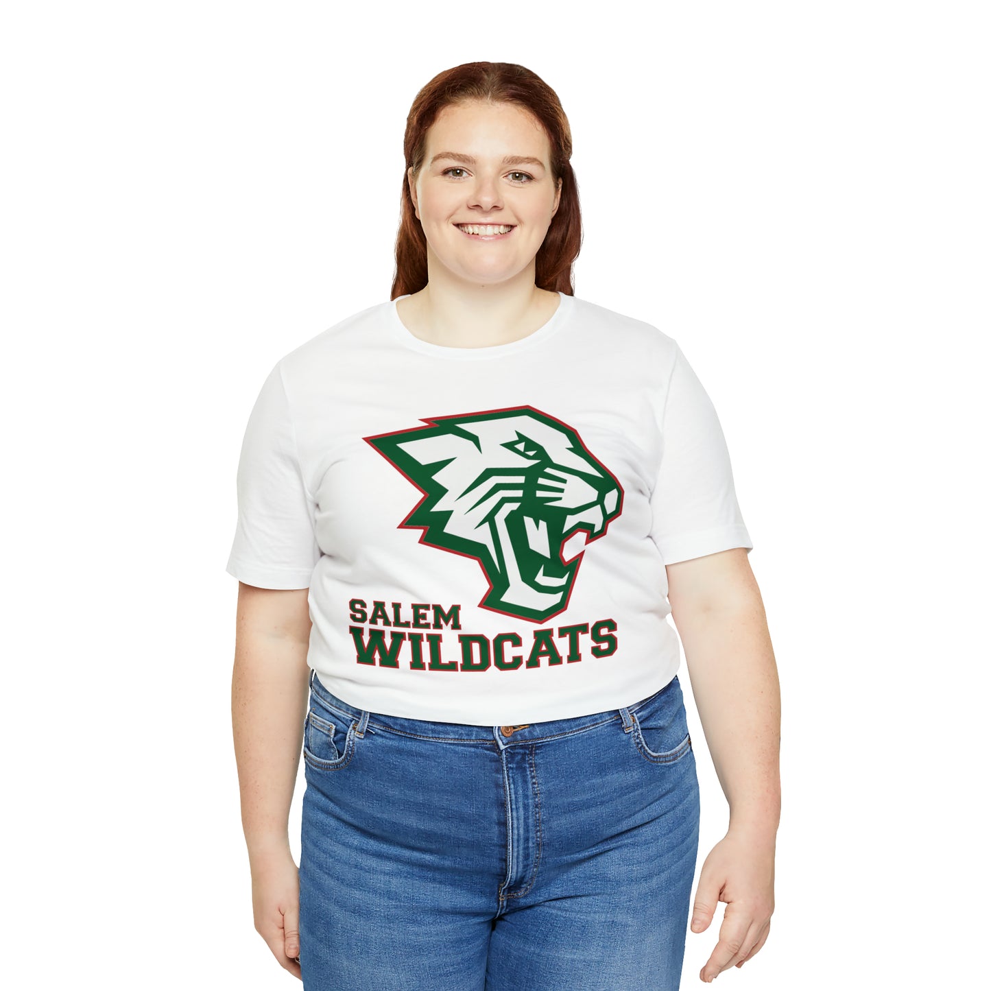 Salem Wildcats Jersey Short Sleeve Tee - Green Print