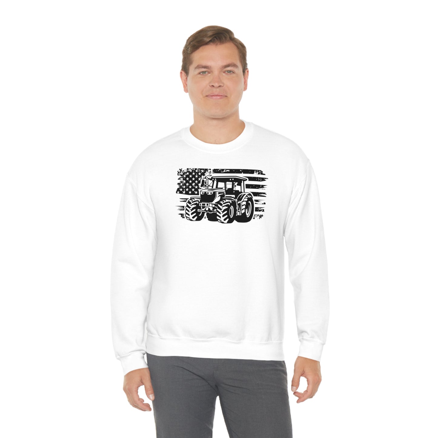 "American Tractor" - Unisex Heavy Blend™ Crewneck Sweatshirt