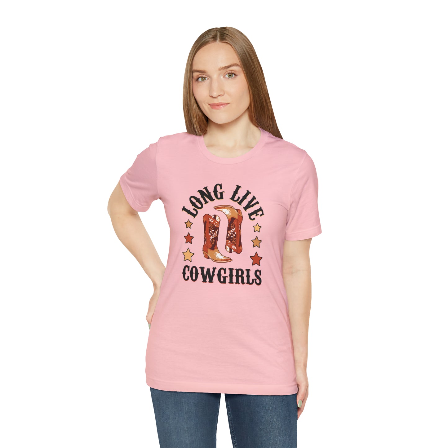 "Long Live Cowgirls" Unisex Jersey Short Sleeve Tee