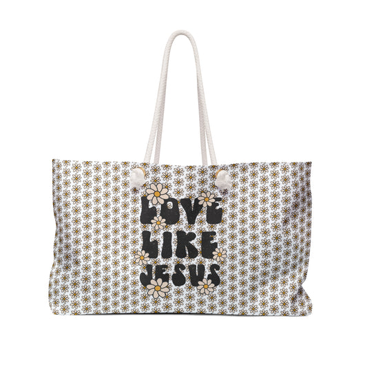 Daisy Love Like Jesus Weekender Bag