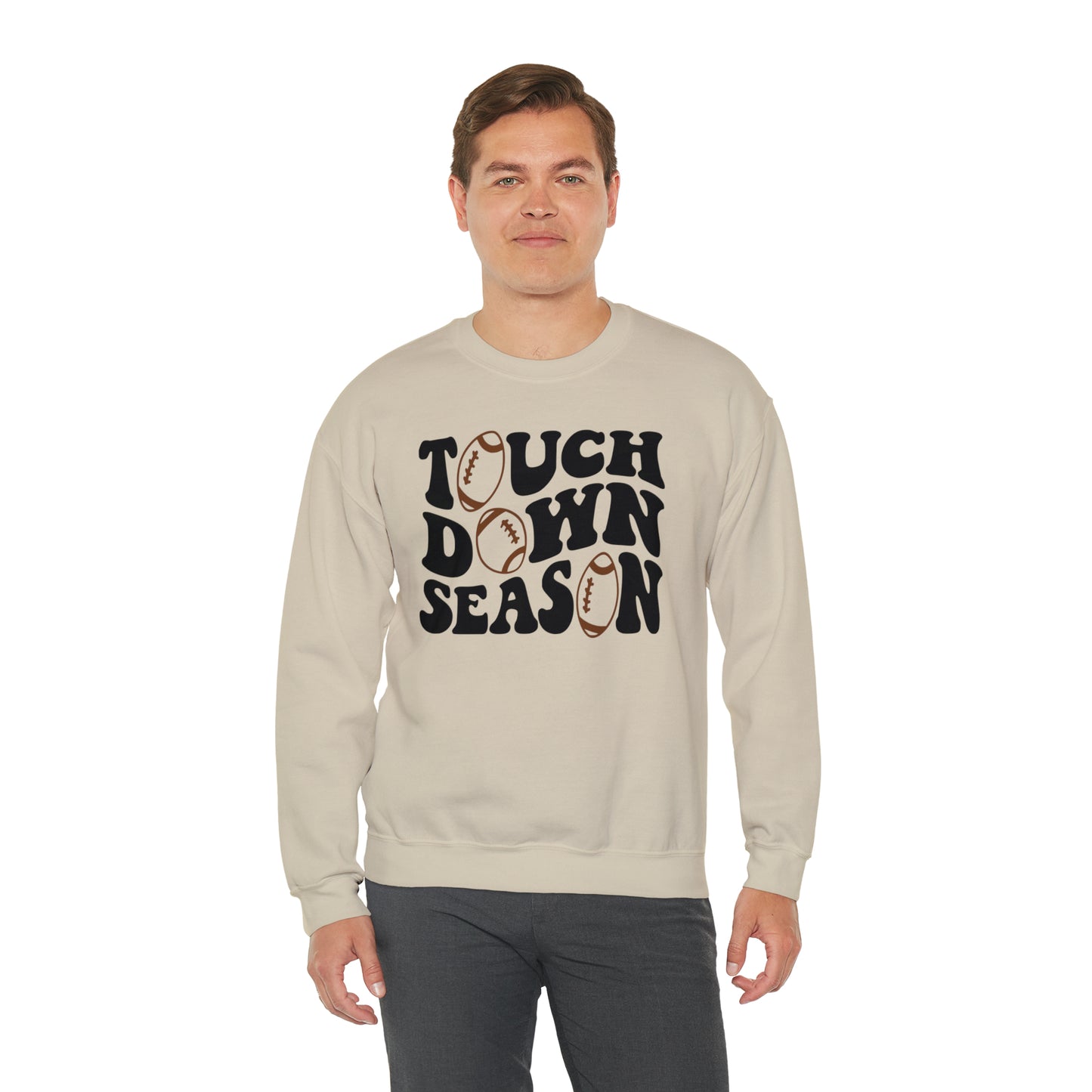 Touch Down Season Heavy Blend™ Crewneck Sweatshirt