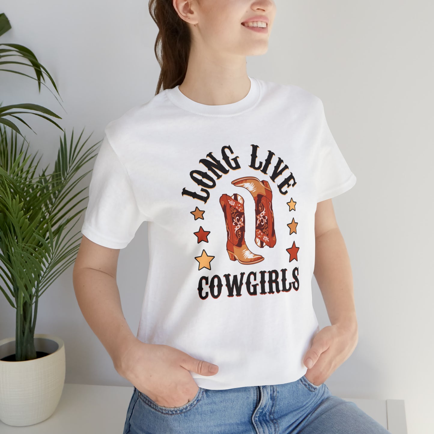 "Long Live Cowgirls" Unisex Jersey Short Sleeve Tee